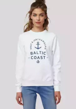 F4NT4STIC толстовка "Ostsee Logo Knut & Jan Hamburg", премиум качество, белый