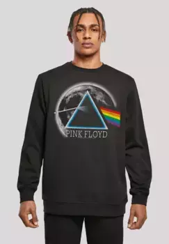 F4NT4STIC Толстовка "Pink Floyd Dark Side of The Moon Distressed Moon", принт, черный