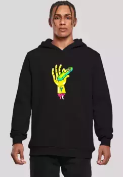 F4NT4STIC Толстовка "Rick and Morty Pickle Hand", принт, черный