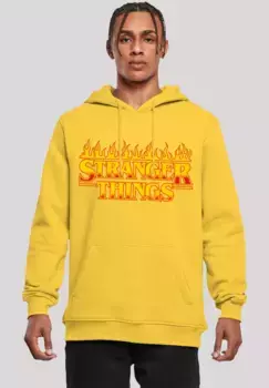 F4NT4STIC Толстовка "Stranger Things Fire Logo Women Netflix TV Series", премиум качество, цвет Ta X I Yellow