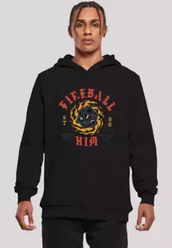 F4NT4STIC Толстовка "Stranger Things Fireball Dice 86 Netflix TV Series", премиум качество, черный