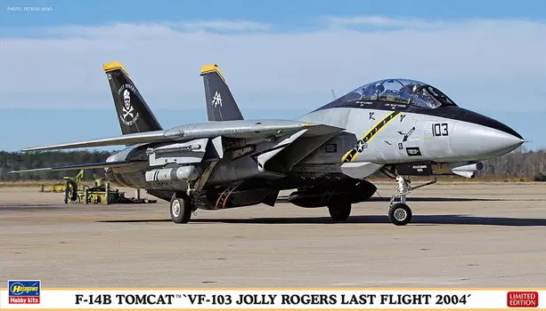 F-14B Tomcat (последний полет VF-103 Jolly Rogers в 2004 г.) 1:72 Хасэгава 02434 HASEGAWA