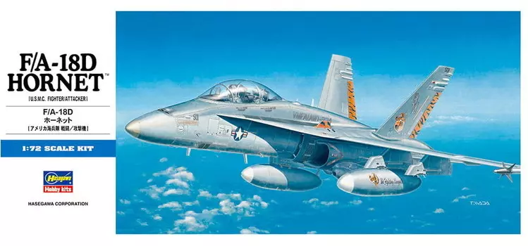 F/A-18D Hornet 1:72 Hasegawa D9