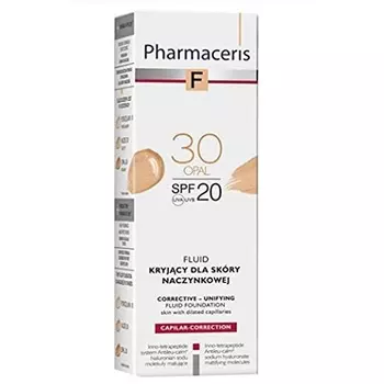 F Капиллярная корректирующая пудра для макияжа с опалом Spf20 30 мл, Pharmaceris