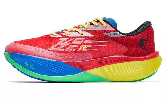 F\PB3.0 Кроссовки мужские низкие красный/желтый Qiaodan