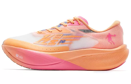 F\PB3.0 Кроссовки мужские низкие оранжевый/розовый Qiaodan