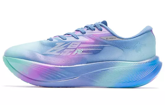 F\PB3.0 Кроссовки женские низкие синий/зеленый/фиолетовый Qiaodan