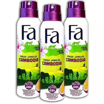 Fa Deospray Дезодорант-дезодорант Fresh Jungles Cambodia 150 мл