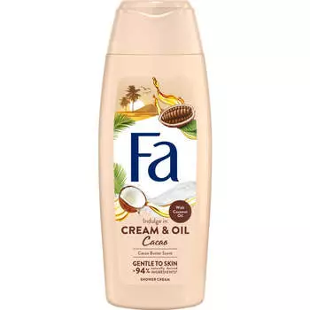 Fa Гель для душа Cream & Oil Cacao с ароматом масла какао 250мл
