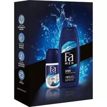 Fa Men Sport набор гель для душа 250мл + роликовый антиперспирант 50мл