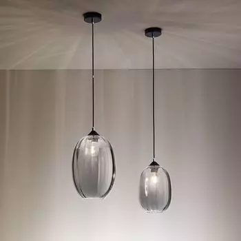 Fabas Luce Infinity, подвесной светильник вкл. Smartluce, E27, 1X60W, серый