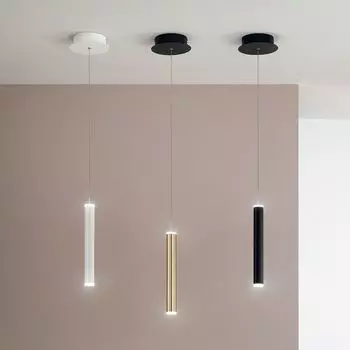 Fabas Luce Prado Светодиодный подвесной светильник металл латунь/черный, золото