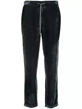 Fabiana Filippi бархатные брюки с кулиской, зеленый