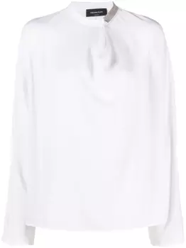 Fabiana Filippi блузка с кристаллами, белый