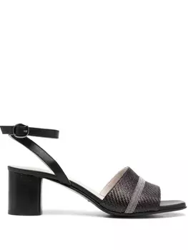 Fabiana Filippi босоножки с открытым носком, черный