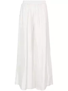 Fabiana Filippi брюки палаццо с эластичным поясом, серый