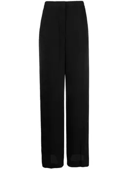 Fabiana Filippi брюки палаццо с завышенной талией, черный