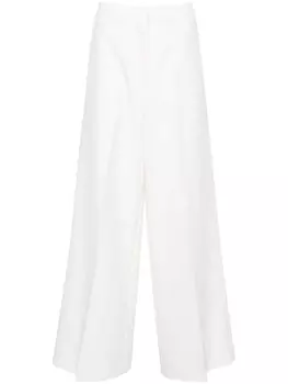 Fabiana Filippi брюки палаццо с завышенной талией, белый