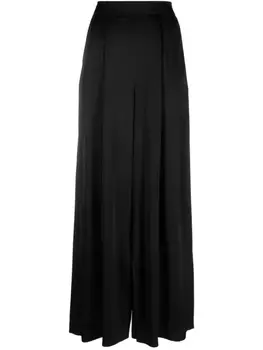 Fabiana Filippi брюки палаццо с завышенной талией, черный