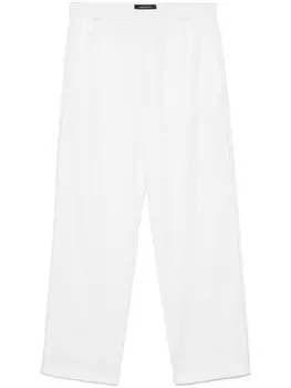 Fabiana Filippi брюки с декоративными швами, нейтральный цвет