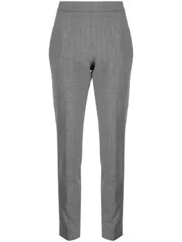 Fabiana Filippi брюки строгого кроя из смесовой шерсти, серый