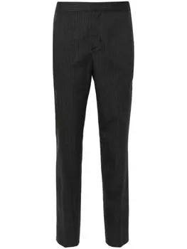 Fabiana Filippi брюки в тонкую полоску, серый