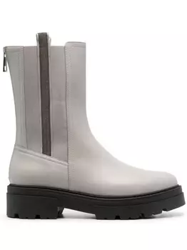 Fabiana Filippi декорированные ботинки, серый