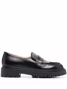 Fabiana Filippi декорированные лоферы, черный