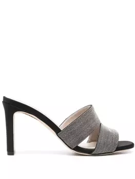 Fabiana Filippi декорированные мюли, серебристый