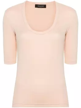 Fabiana Filippi декорированный топ, розовый