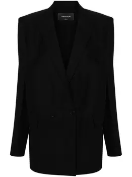 Fabiana Filippi двубортный пиджак, черный