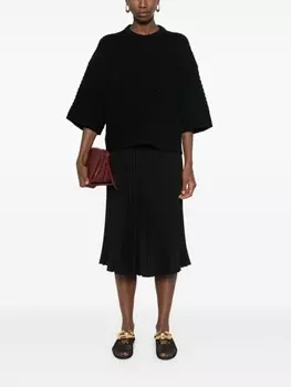 Fabiana Filippi джемпер крупной вязки, черный