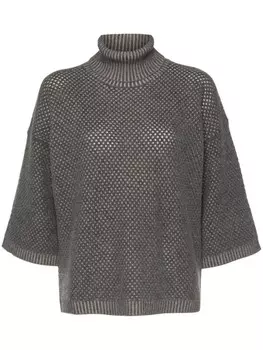 Fabiana Filippi джемпер рыхлой вязки, серый
