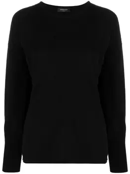 Fabiana Filippi джемпер с эластичными манжетами, черный