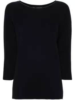 Fabiana Filippi джемпер с бисером, синий