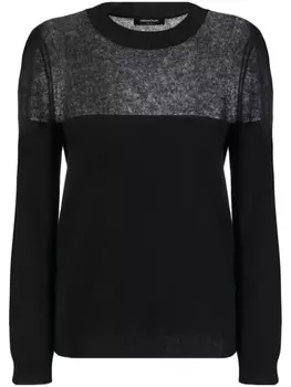 Fabiana Filippi джемпер с круглым вырезом, черный