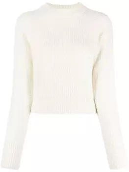 Fabiana Filippi джемпер с круглым вырезом, нейтральный цвет