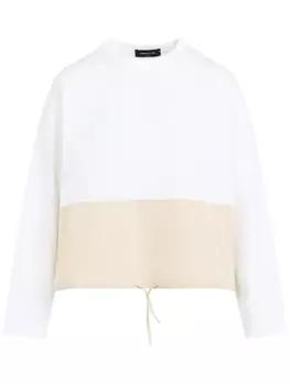 Fabiana Filippi джемпер с кулиской, белый