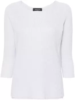 Fabiana Filippi джемпер с люрексом, серебристый