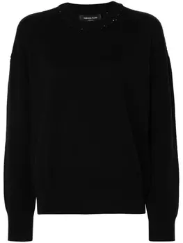 Fabiana Filippi джемпер с пайетками, черный