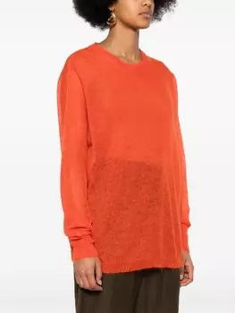 Fabiana Filippi джемпер с приспущенными плечами, оранжевый