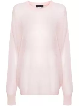 Fabiana Filippi джемпер с приспущенными плечами, розовый