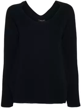 Fabiana Filippi джемпер с V-образным вырезом, синий