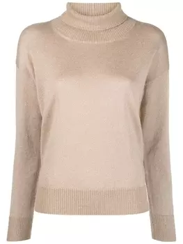 Fabiana Filippi джемпер с высоким воротником, нейтральный цвет