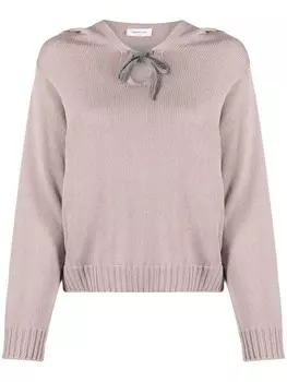 Fabiana Filippi джемпер с завязками, нейтральный цвет