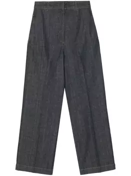 Fabiana Filippi джинсы широкого кроя с завышенной талией, синий