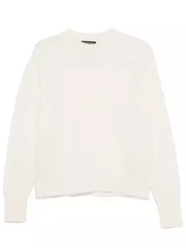 Fabiana Filippi фактурный свитер, белый