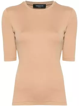 Fabiana Filippi футболка из джерси, коричневый