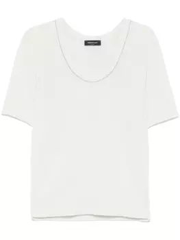 Fabiana Filippi футболка с бисером, серый