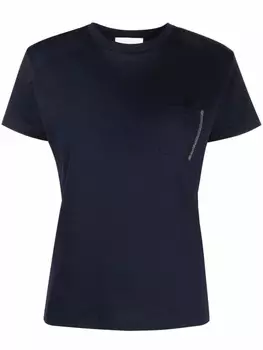 Fabiana Filippi футболка с карманом, синий